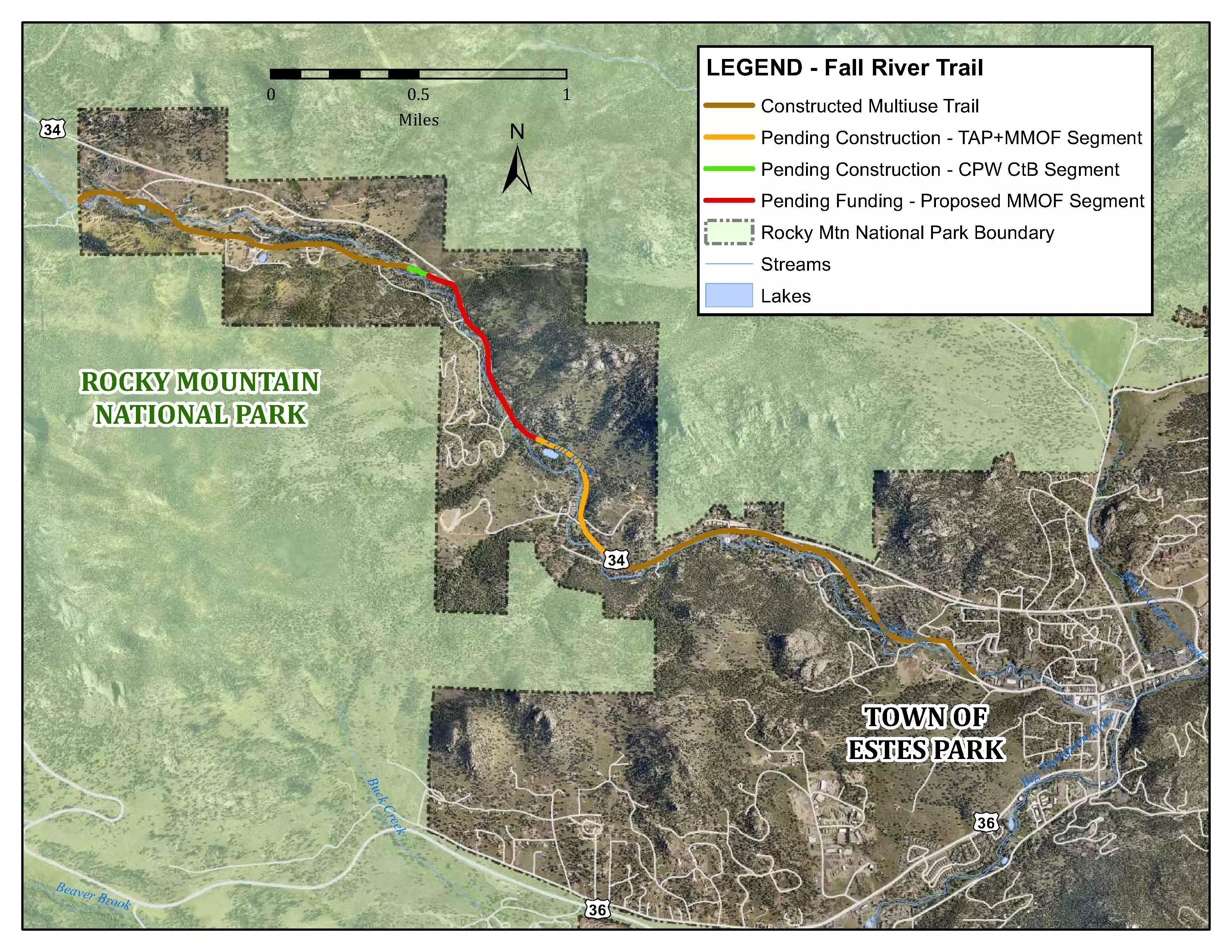 Fall River Trail Extension Town of Estes Park